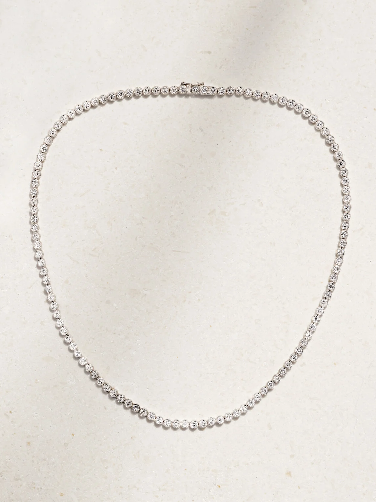 18-karat White Gold Diamond Necklace - 1