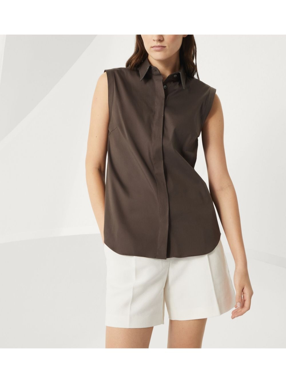 Monili-trim shirt - 3