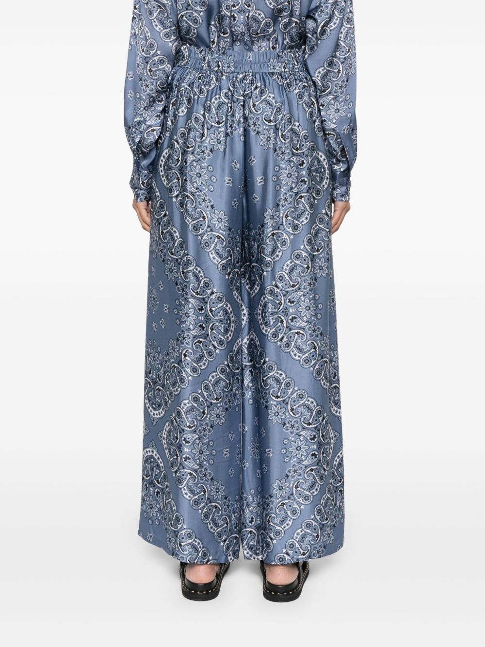 satin trousers - 4