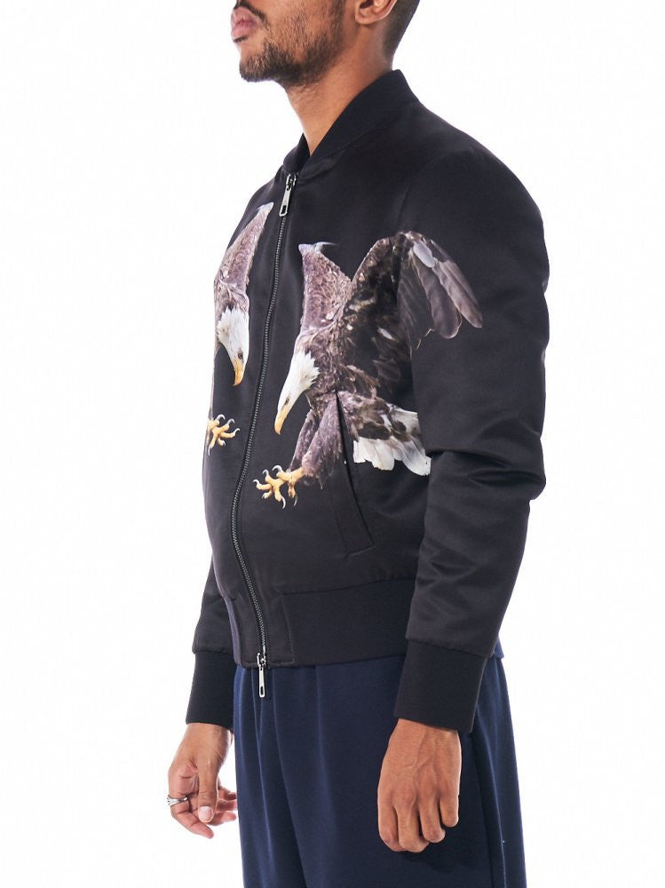 Graphic Printed Bomber Jacket - 2
