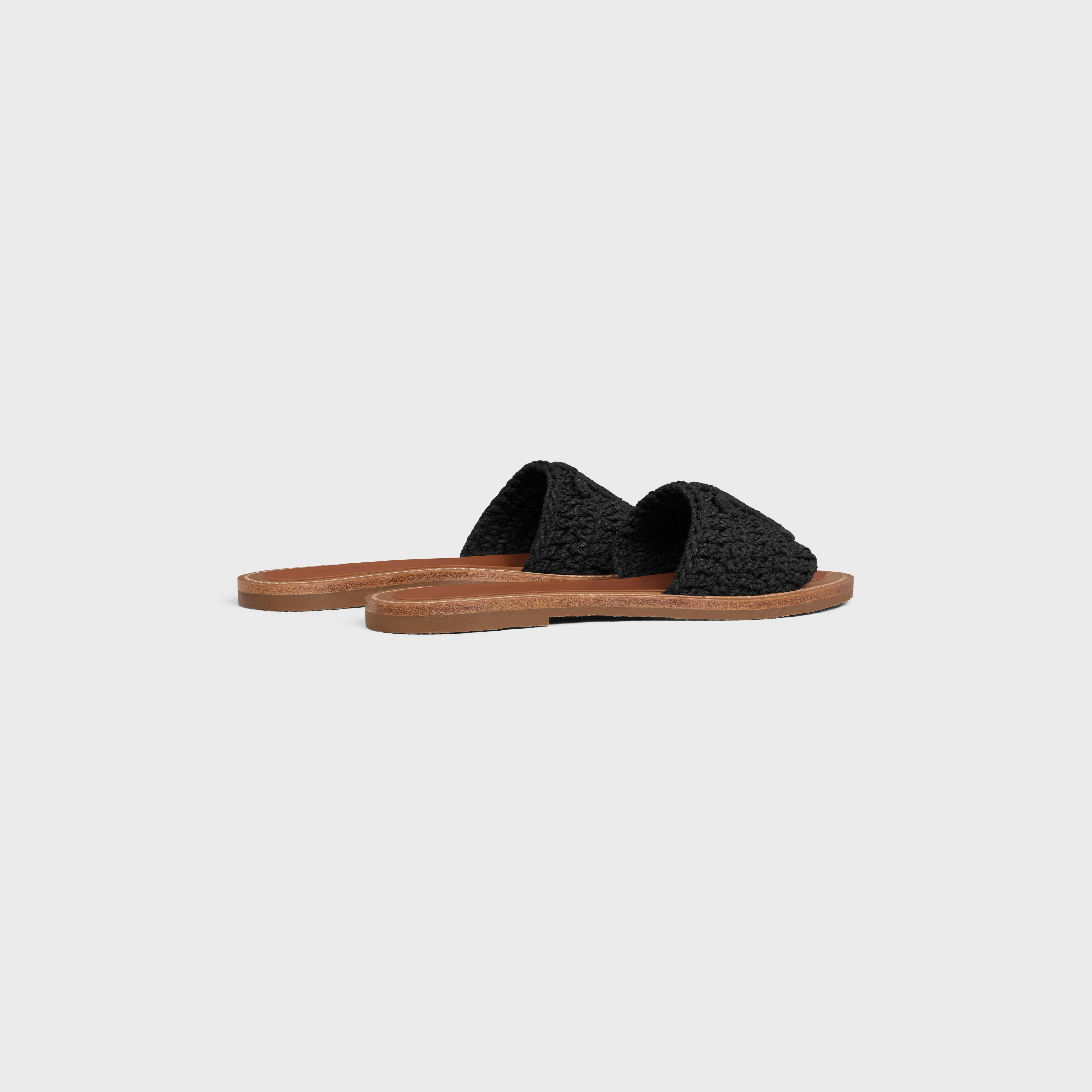 CELINE LYMPIA MULE in TRIOMPHE KNITTED COTTON - 3