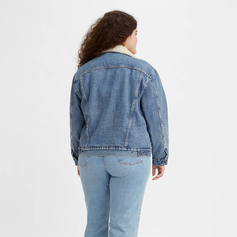 Levi's EX-BOYFRIEND SHERPA TRUCKER JACKET outlook