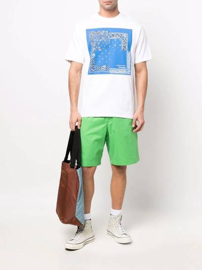 KENZO bandana logo-print crew-neck T-shirt outlook