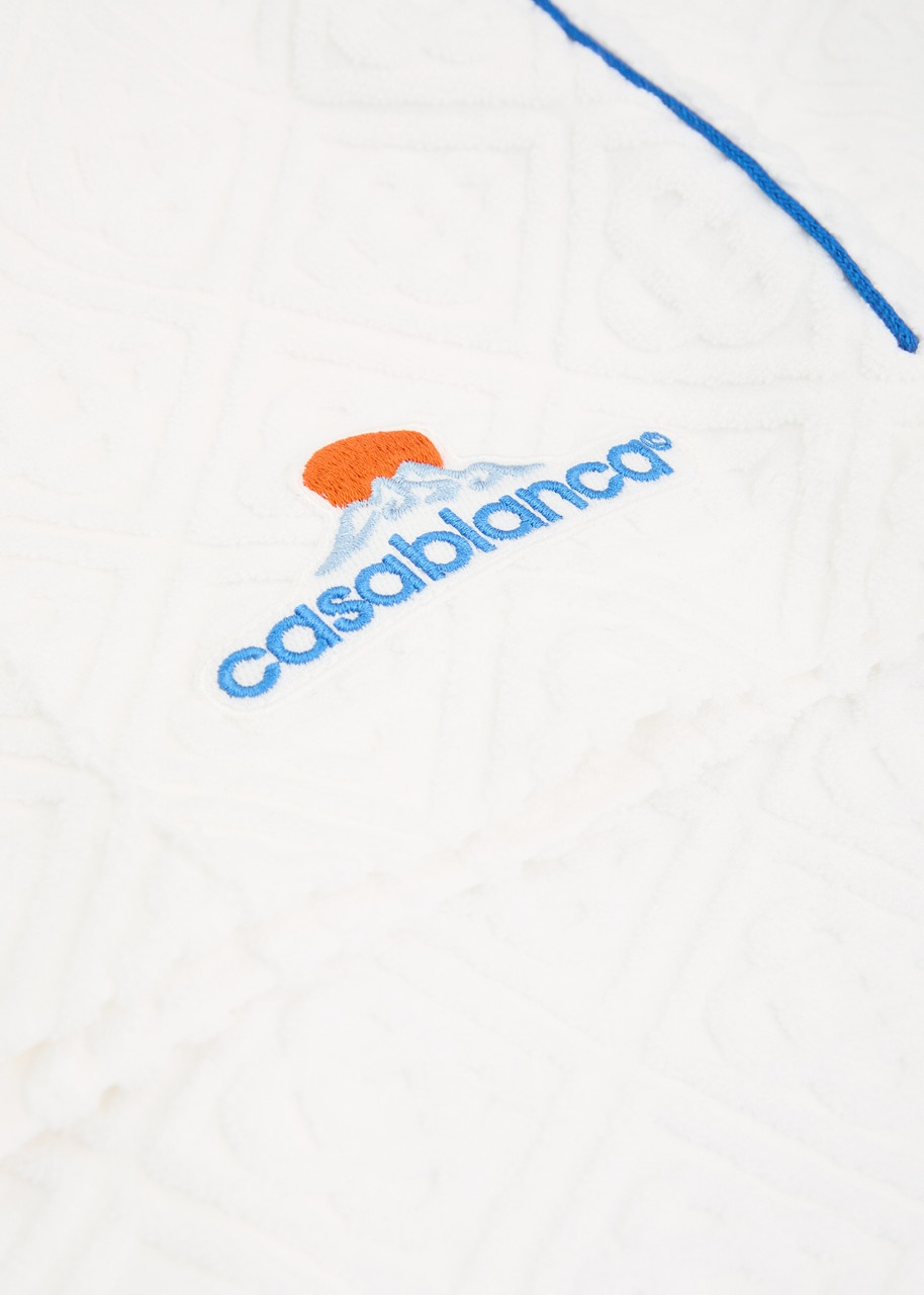 Casablanca Monogram-jacquard Towelling Cotton-blend Shorts - 5