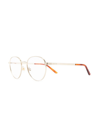 GUCCI round-frame glasses outlook