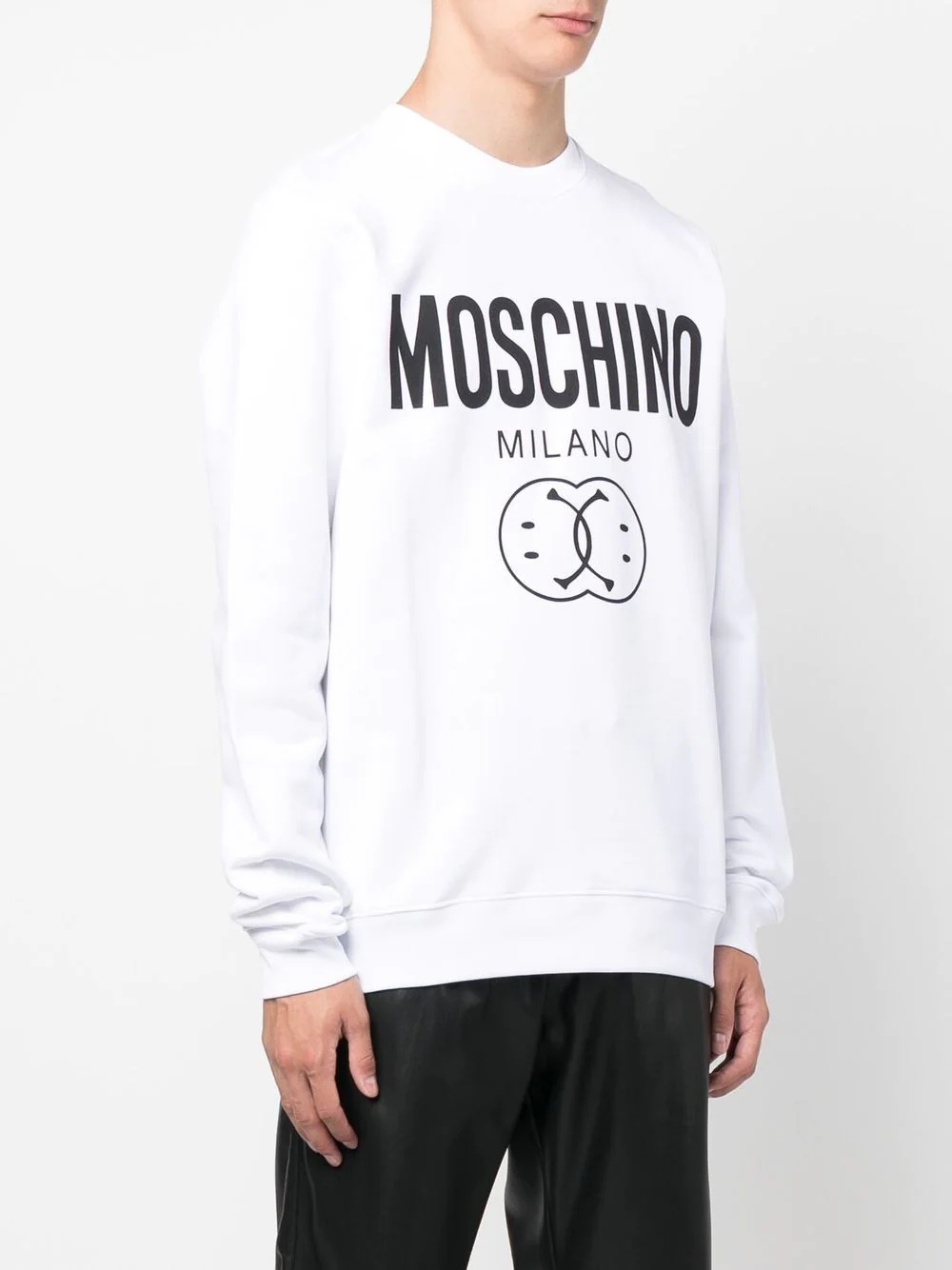 logo-print organic-cotton sweatshirt - 3