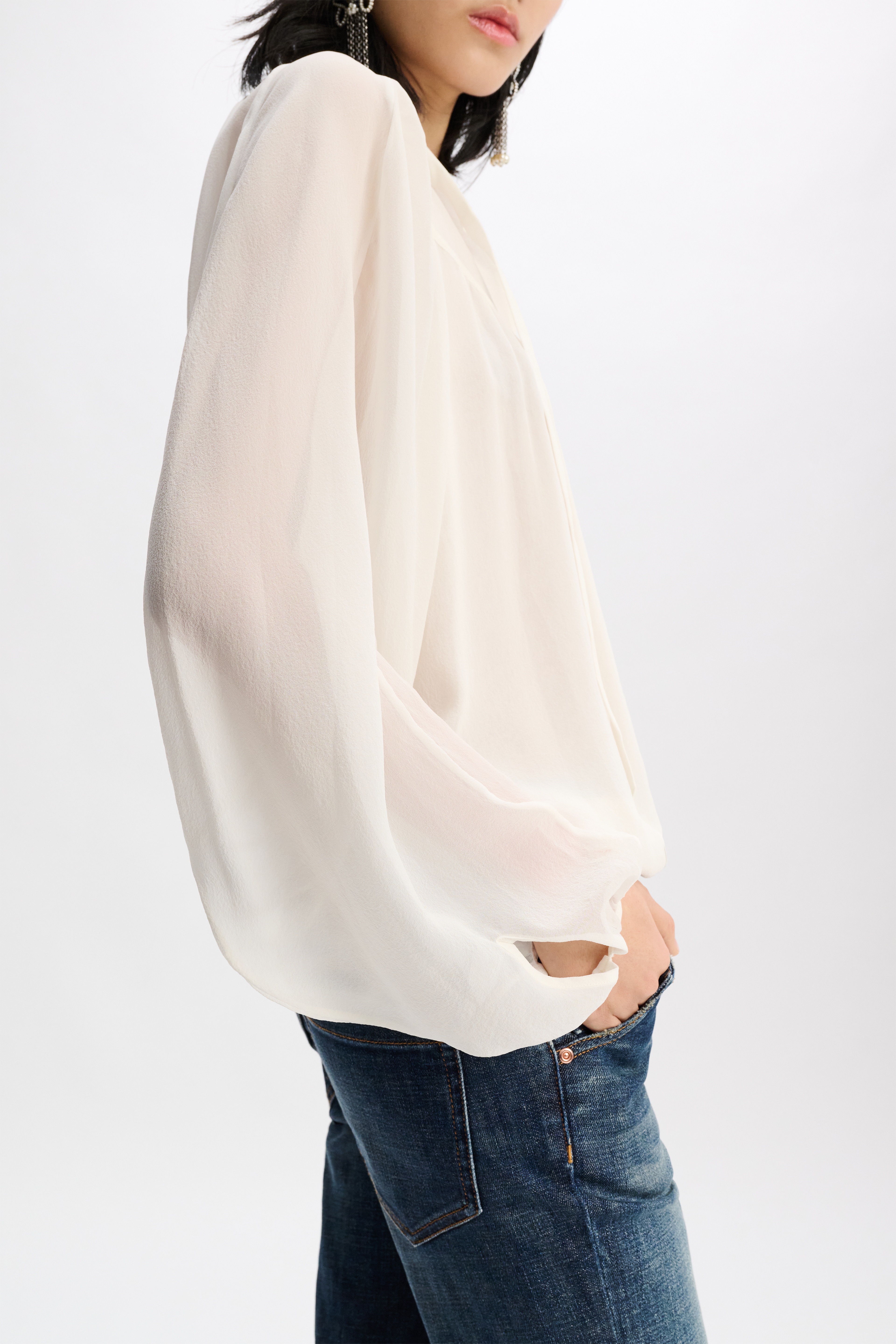 SHEER DREAMS blouse - 5