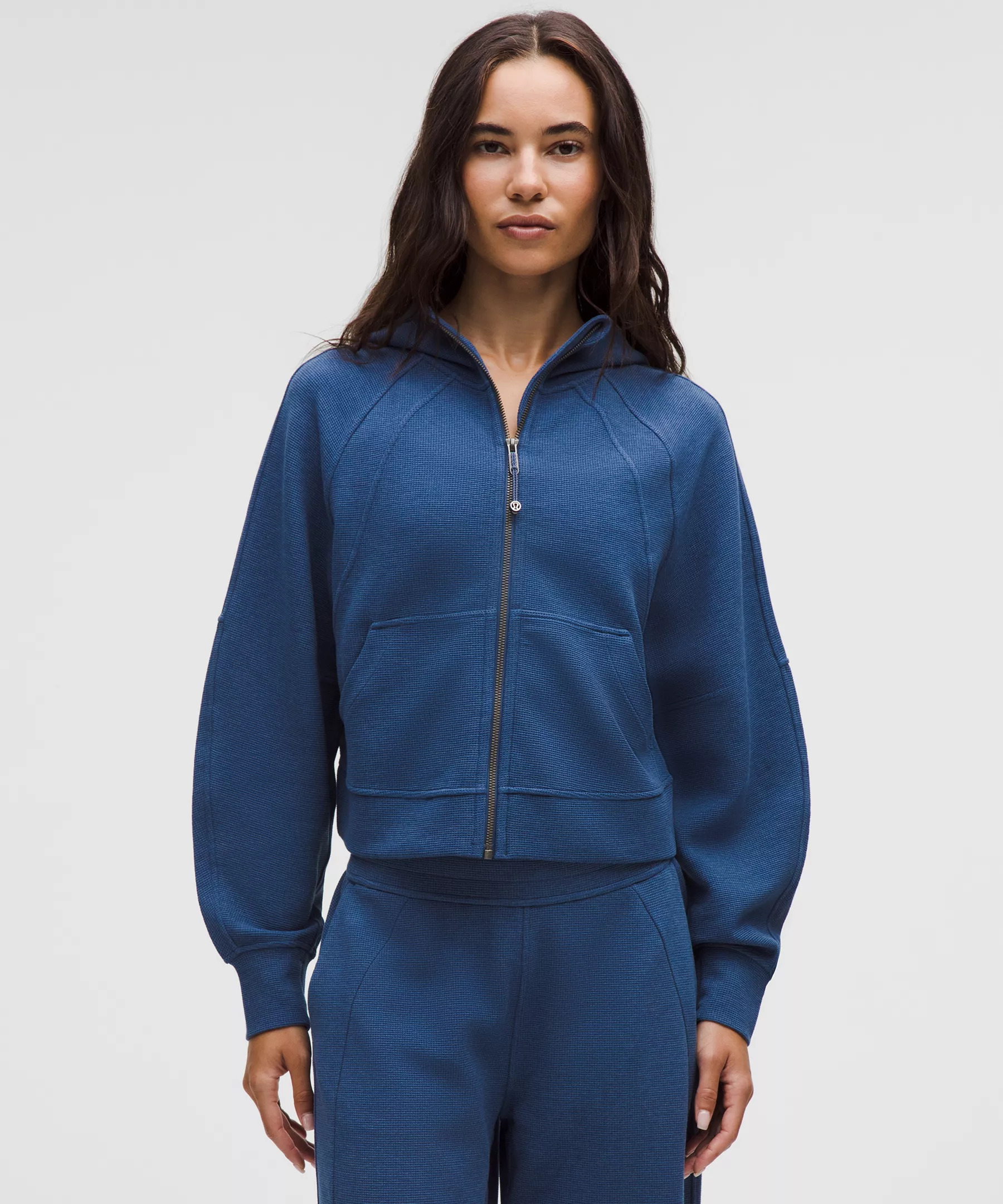 Scuba Oversized Full-Zip Hoodie *Waffle - 1