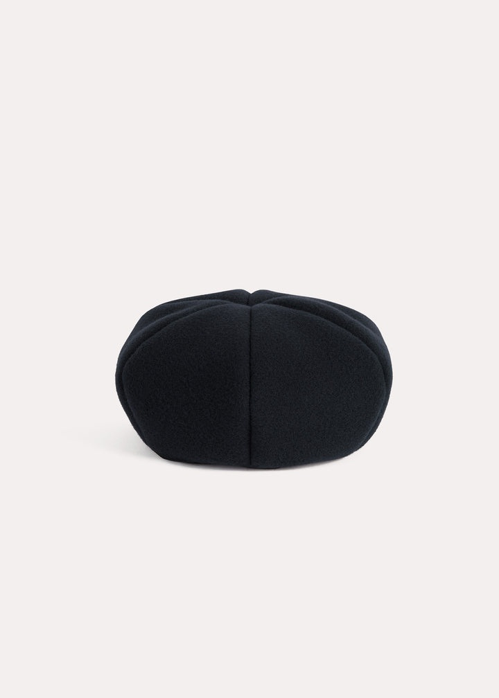 Soft felted beret navy - 1