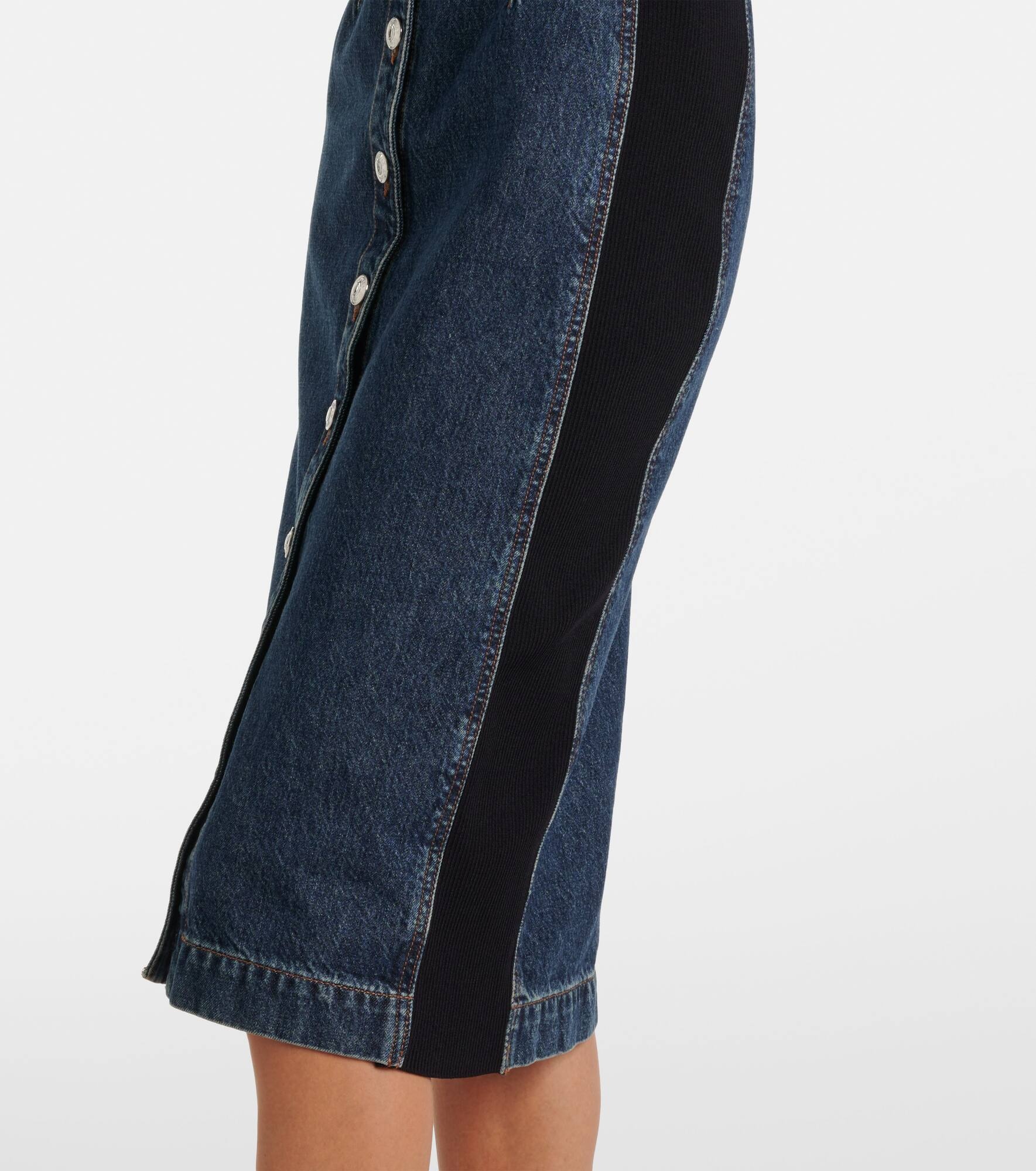 Fiorito denim midi dress - 6