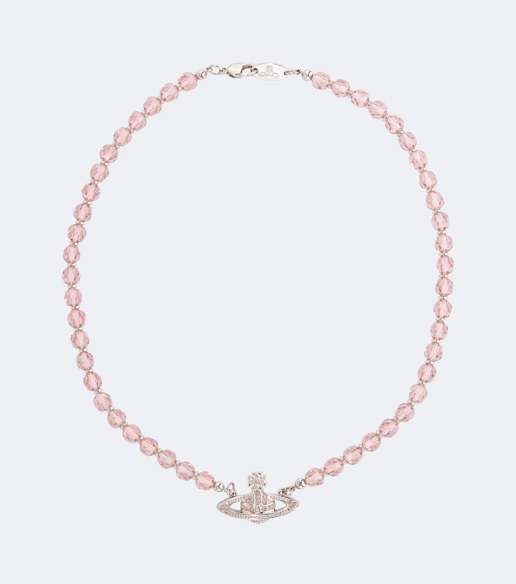 Messaline crystal-embellished choker - 1
