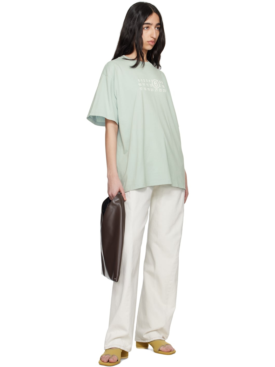 Blue Basic Jersey T-shirt - 4