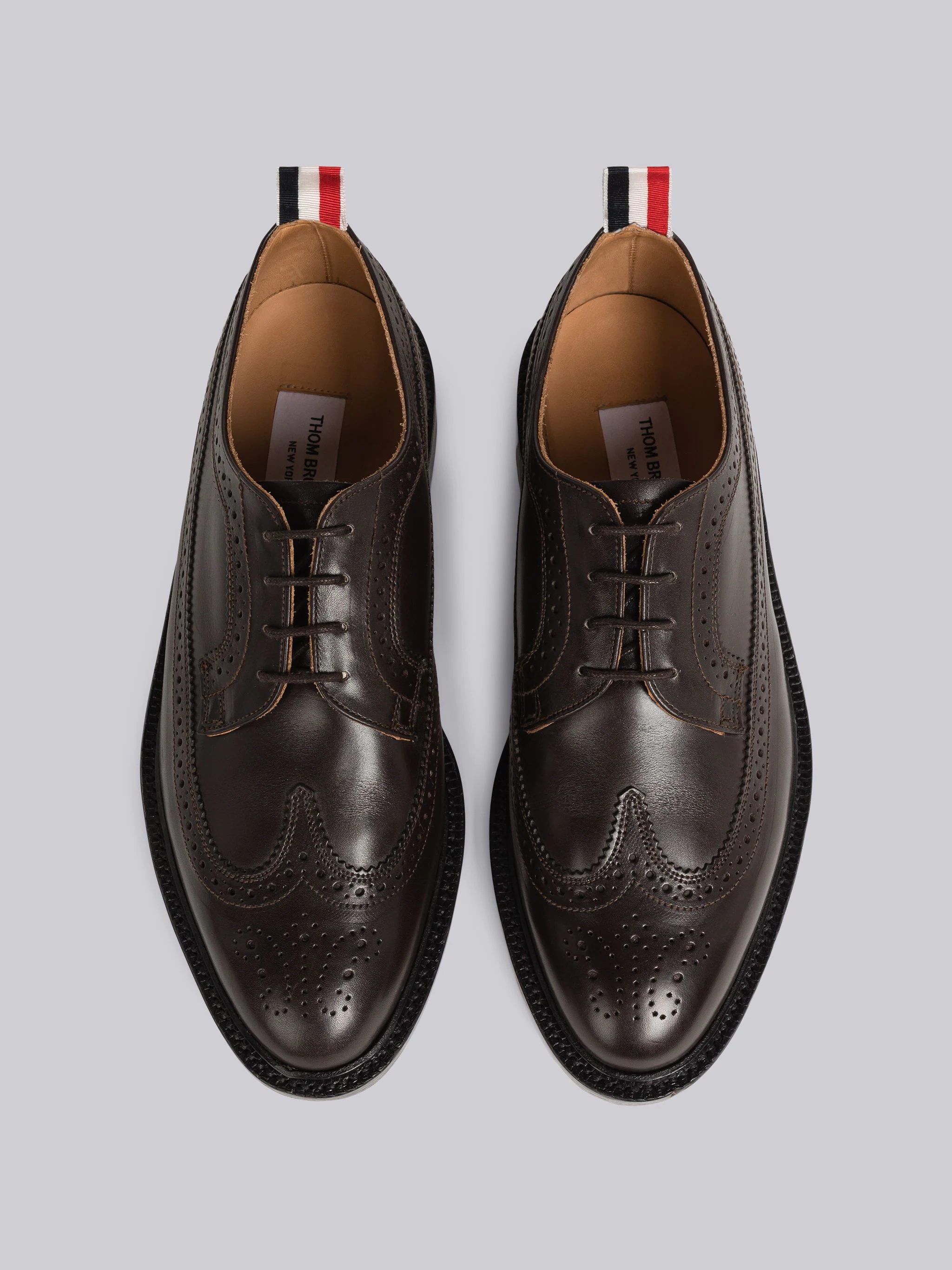 Box Calf Leather Classic Longwing Brogue - 4