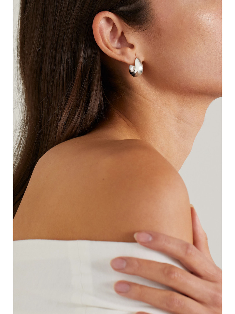 Sophie Buhai + Net Sustain Silver Hoop Earrings outlook