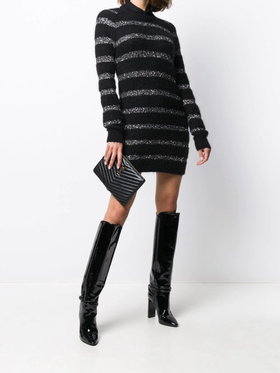 SAINT LAURENT striped jumper dress outlook