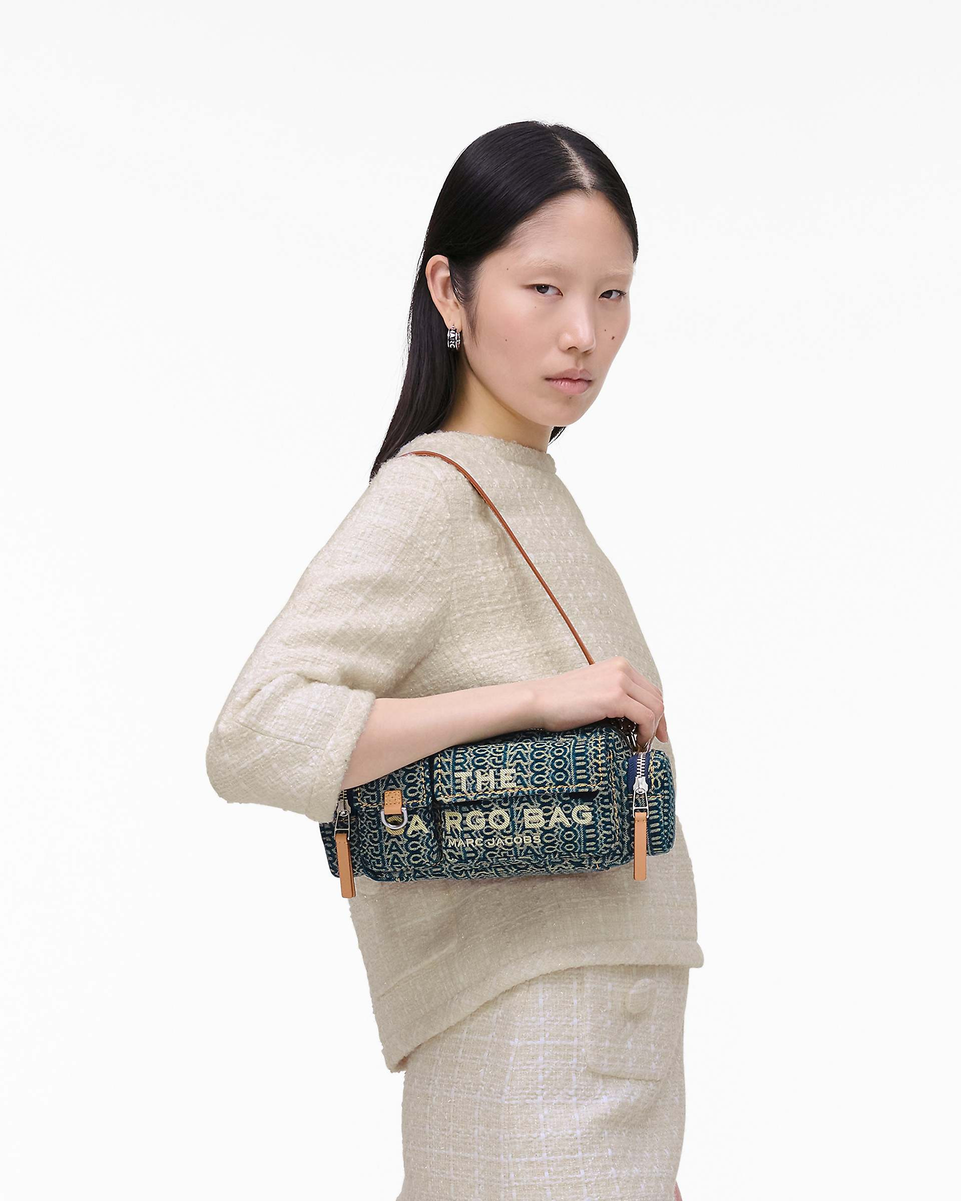 THE CARGO MONOGRAM DENIM SHOULDER BAG - 2