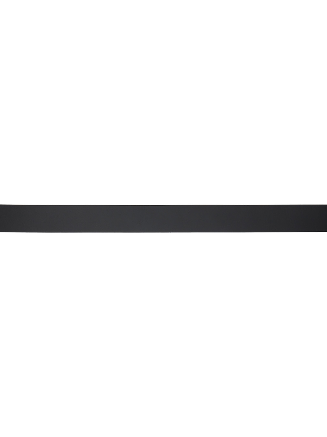 Black Leather Belt - 2