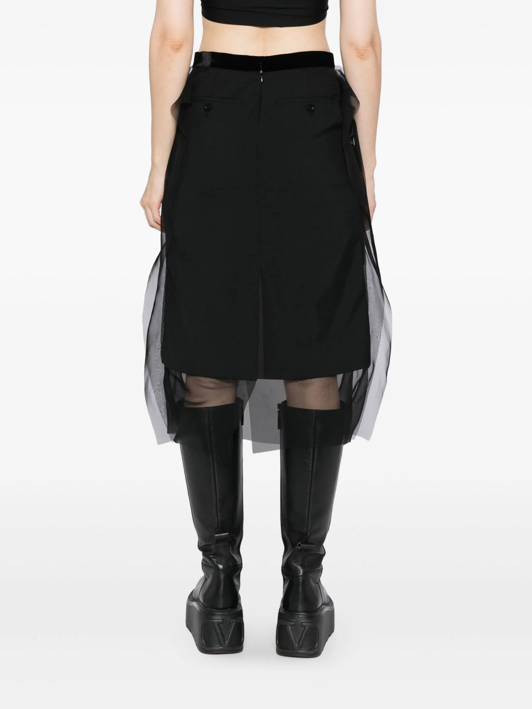 Sequin Embroidery Skirt - 4