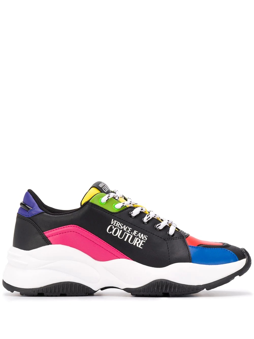 colour block trainers - 1