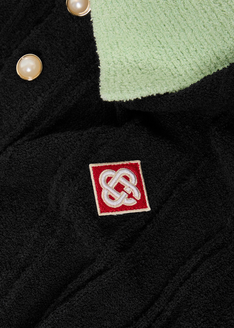 Casablanca Boucle Logo Terry Polo Shirt - 5
