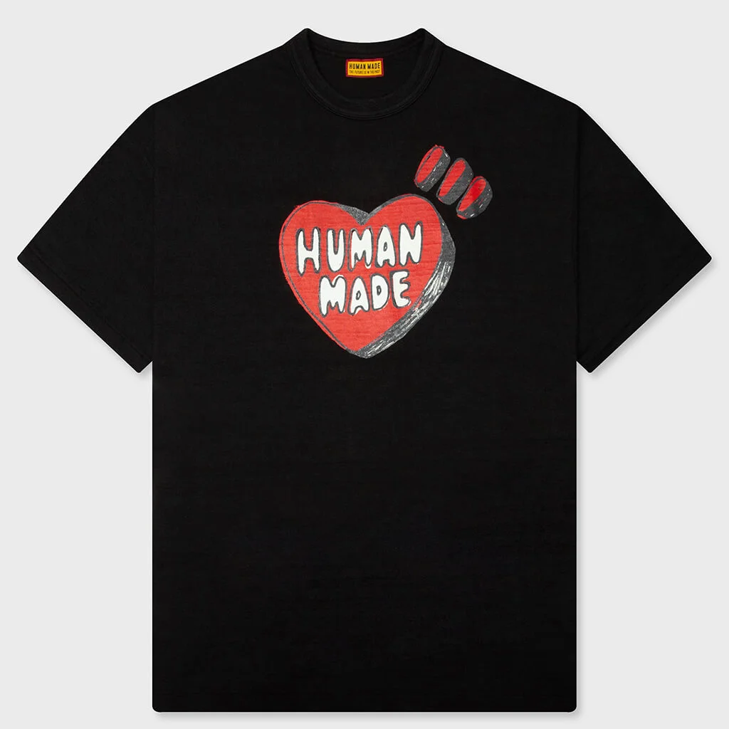 FUTURE PAST GRAPHIC T-SHIRT - BLACK - 1