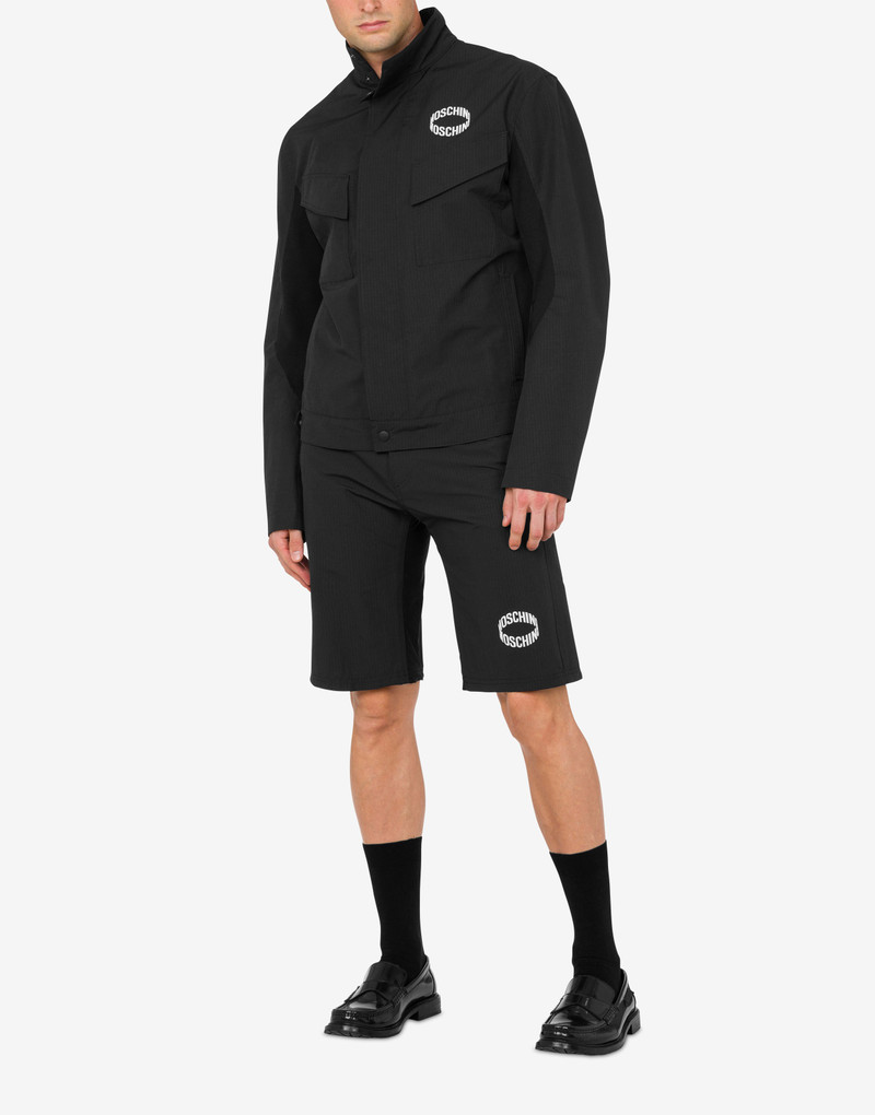 Moschino MOSCHINO LOOP RIPSTOP NYLON WINDBREAKER outlook