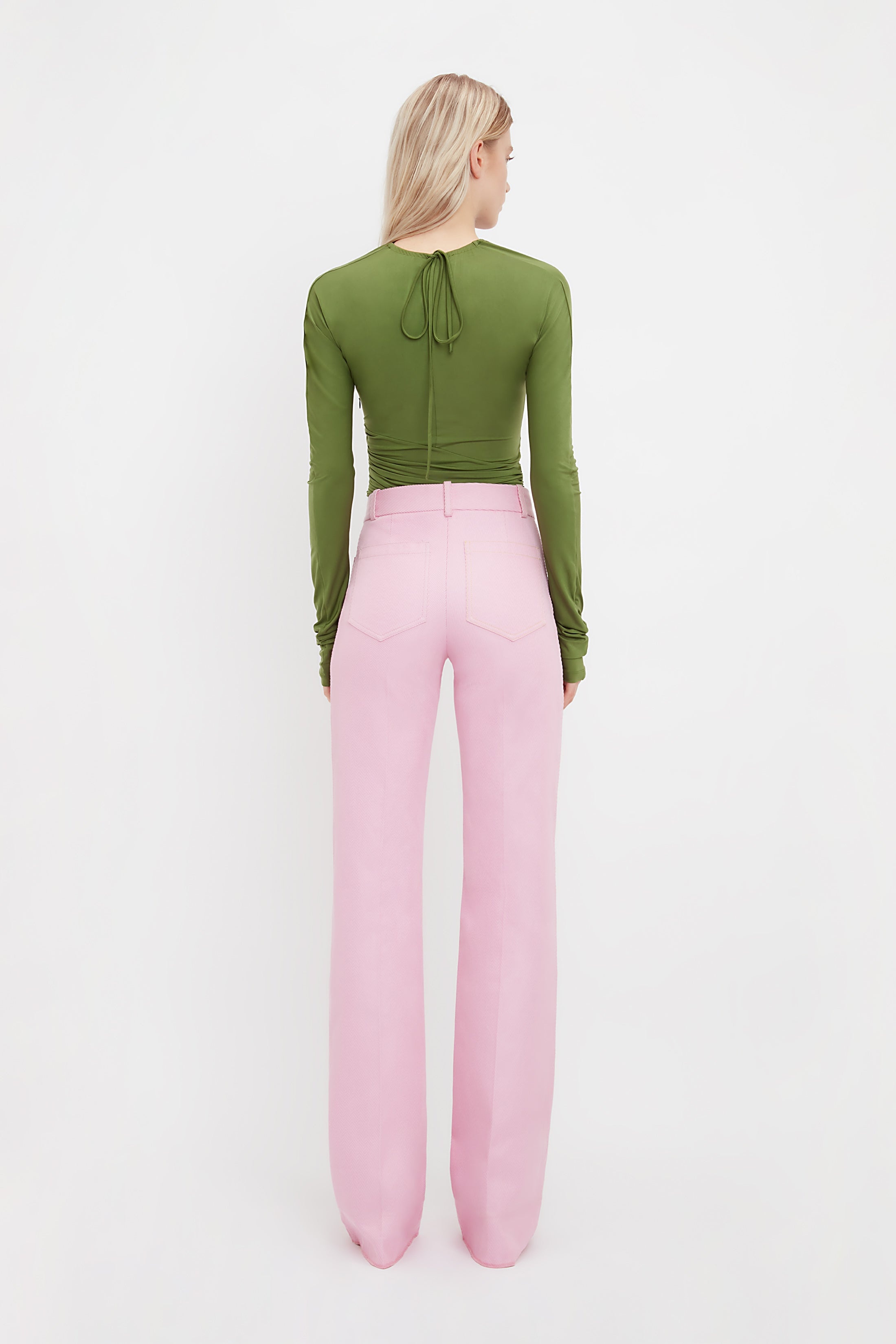 Alina Tailored Trouser In Bubblegum - 6