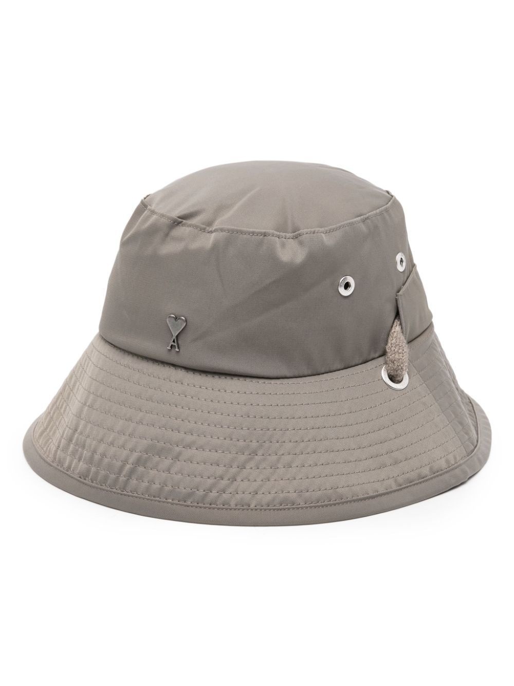 Ami de Coeur logo-plaque bucket hat - 1