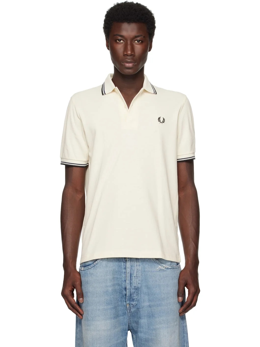 White 'The Fred Perry Shirt' Polo - 1