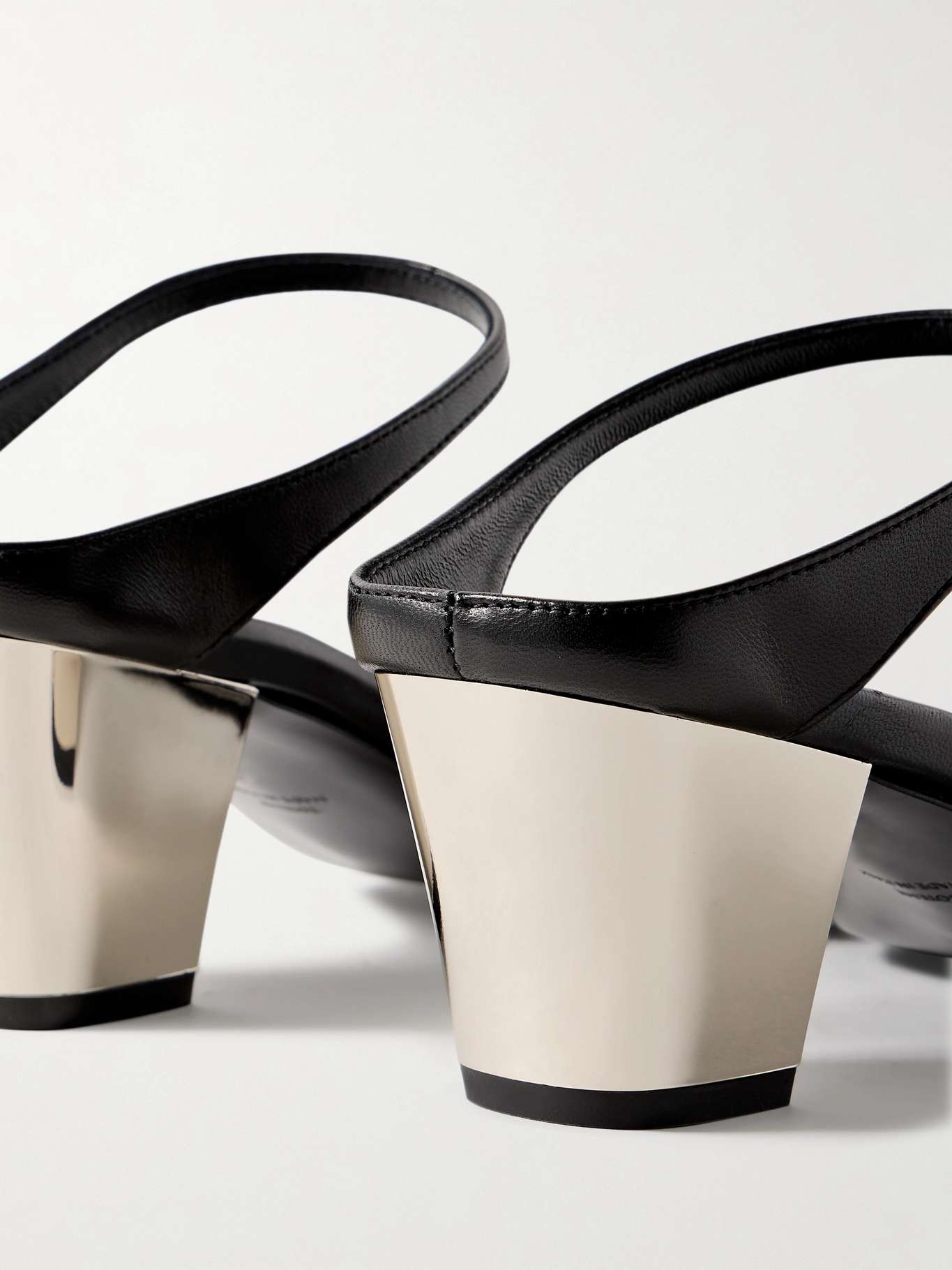 The City leather mules - 4
