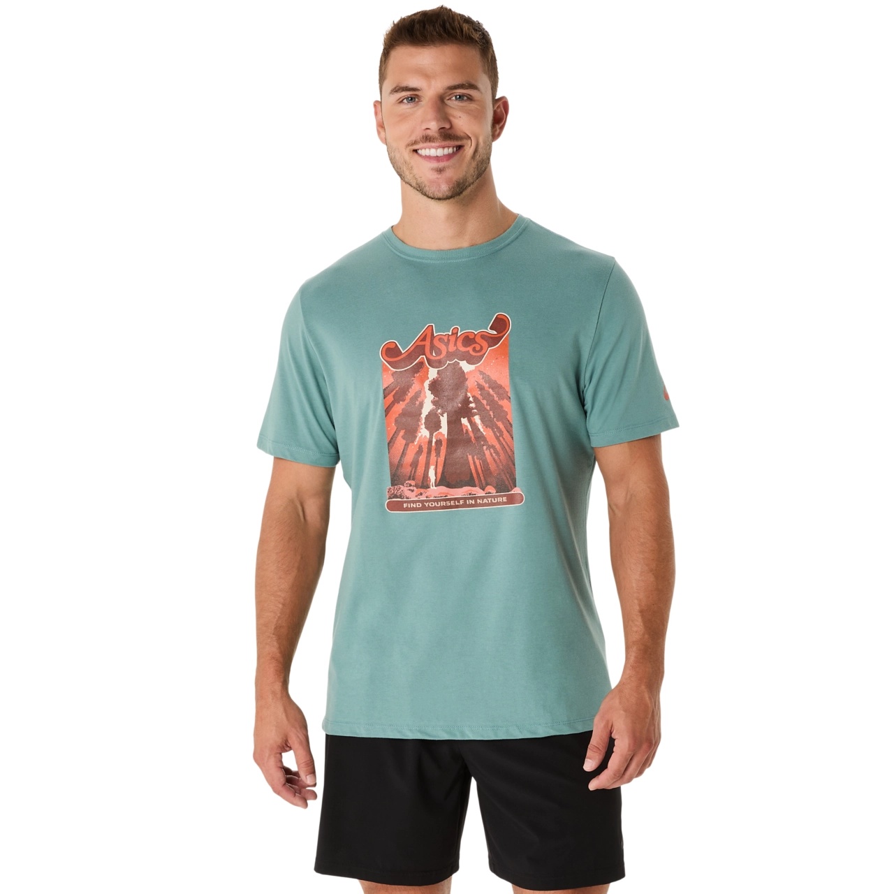 UNISEX ASICS WANDER SHORT SLEEVE TEE - 1