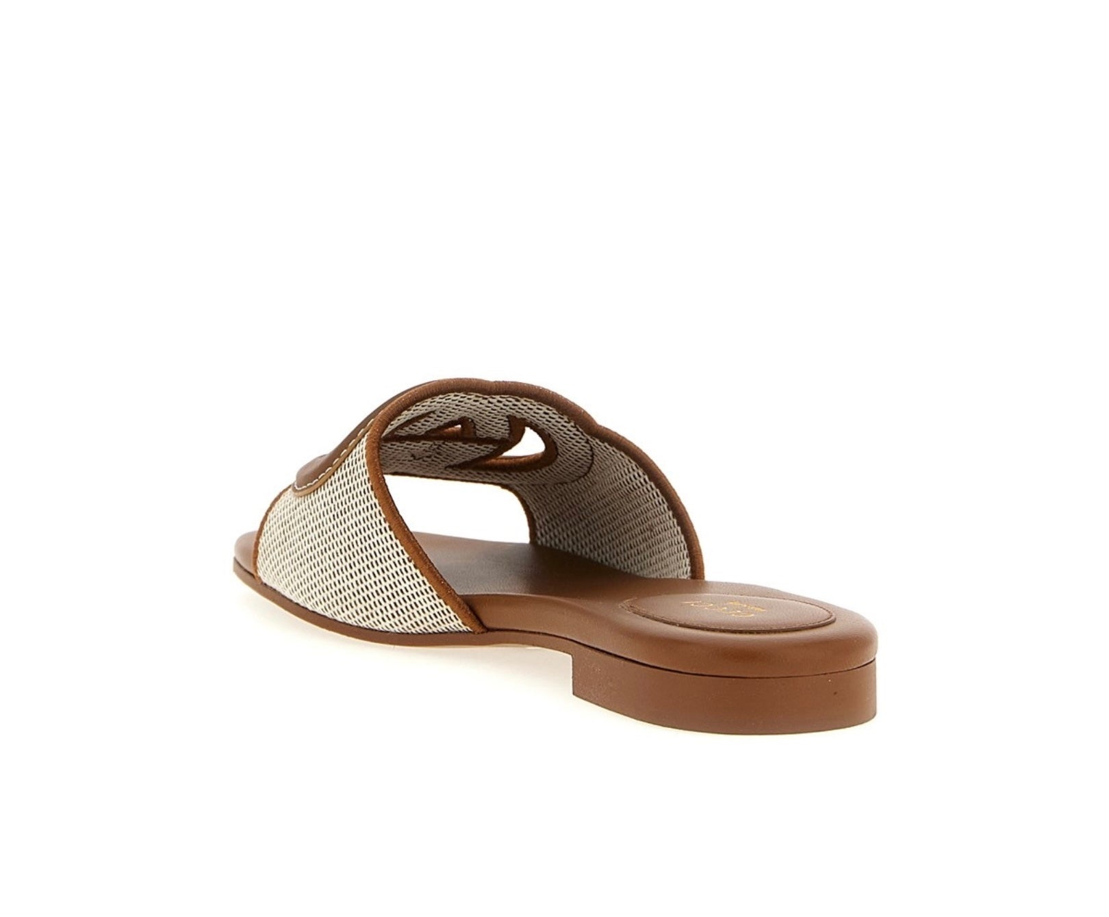 サンダル SANDALS WITH WEB GG INCROCIO Women's sandal with Interlocking G and Web in white leather