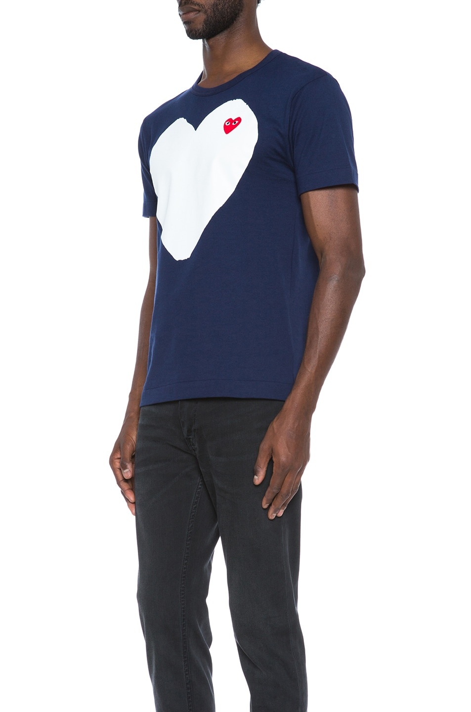 Red Emblem Cotton Heart Tee - 2