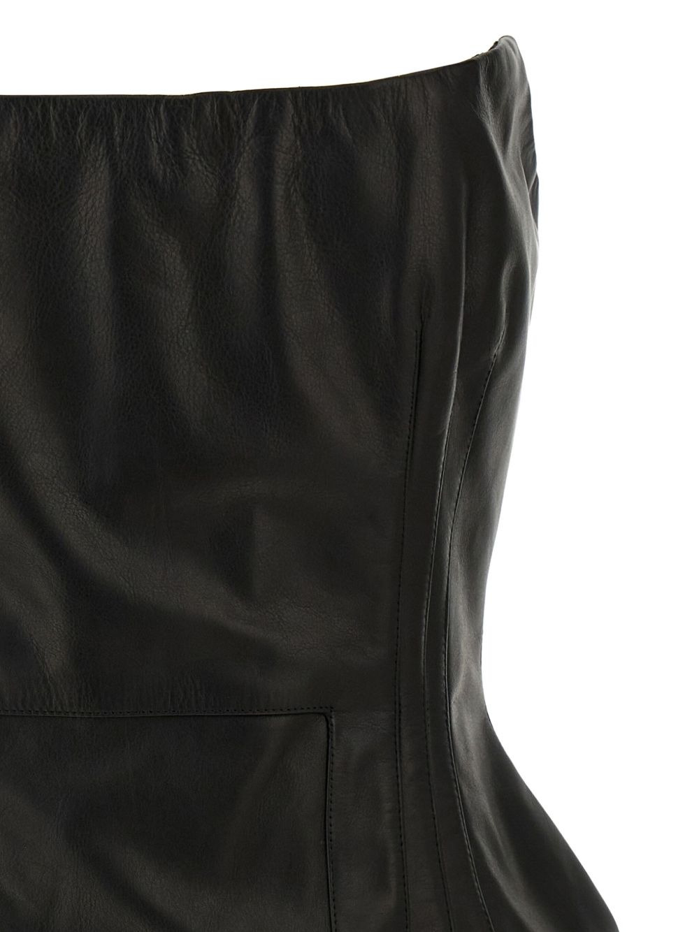 off-shoulder corset-style mini dress - 3