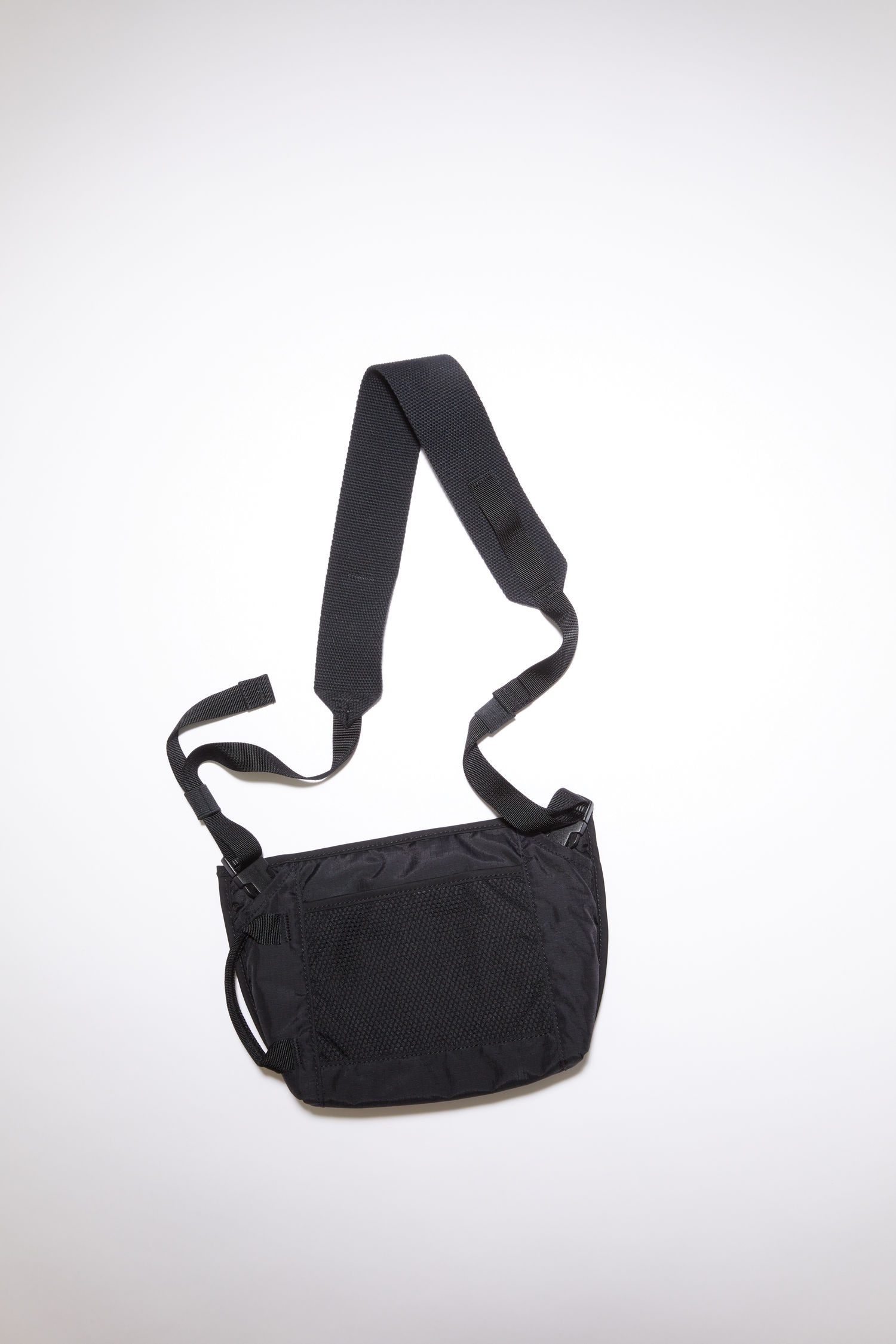 Logo crossbody bag - Black - 2