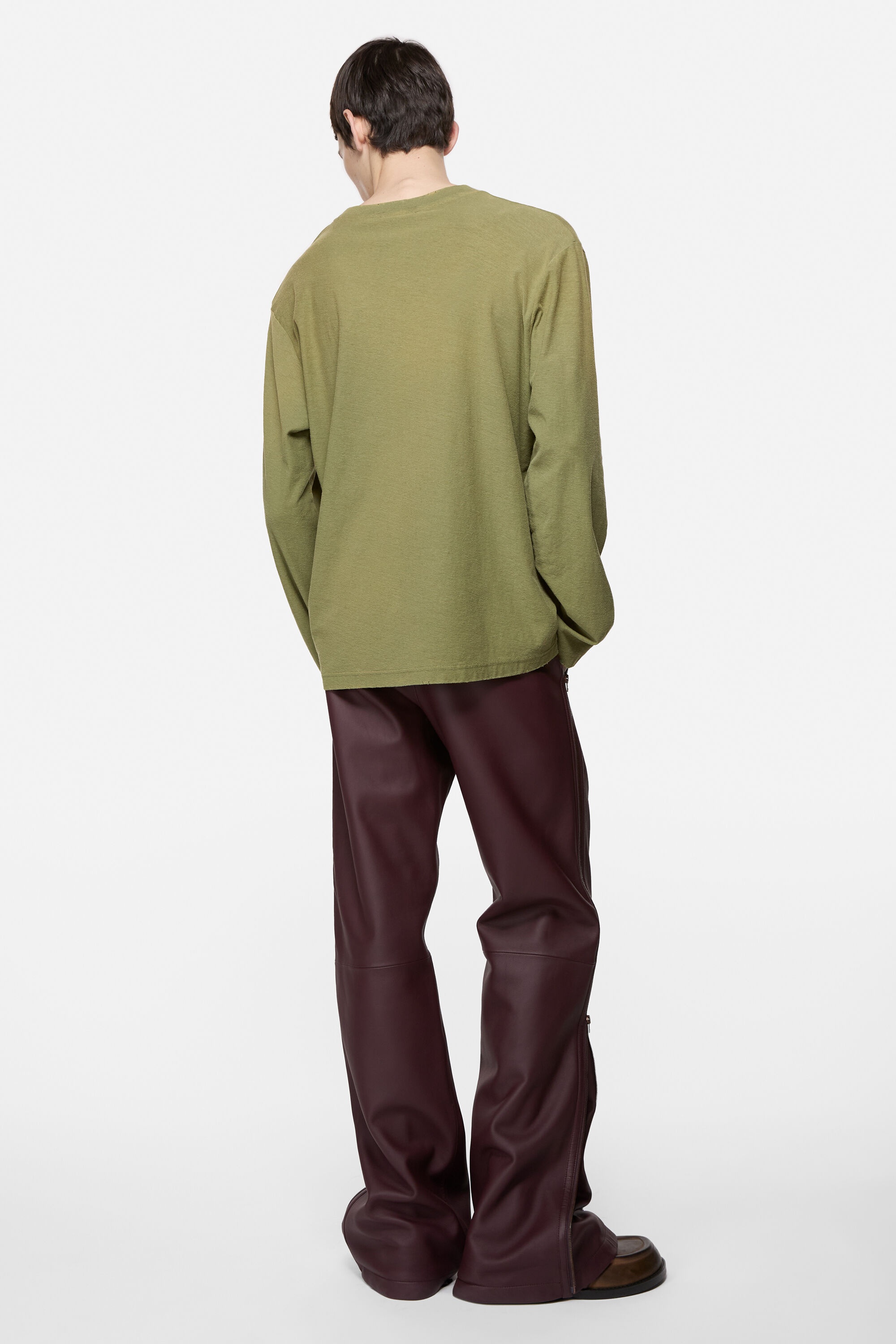 Logo t-shirt - Relaxed fit - Olive green - 3
