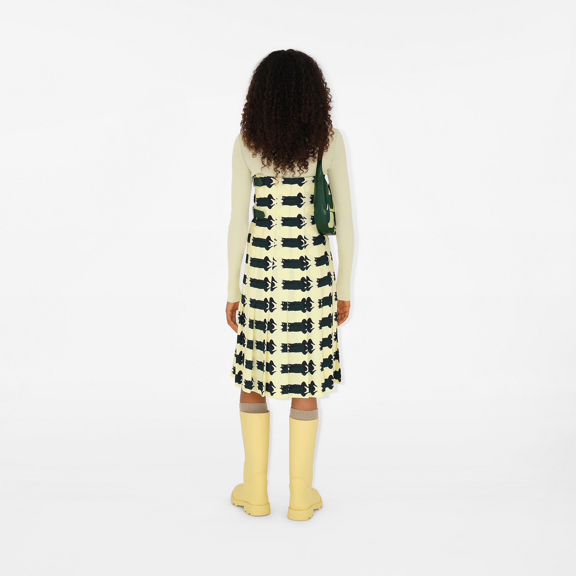 Scarf Rib Knit Sweater - 4