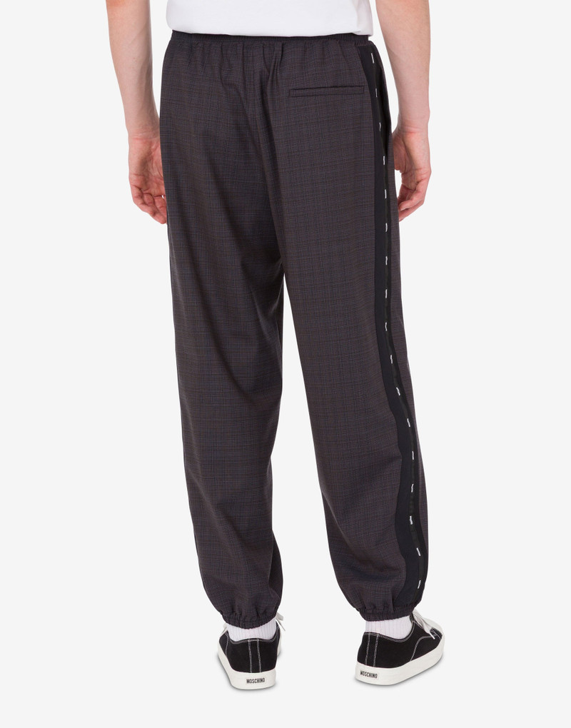 STRETCH WOOL BLEND TROUSERS 4