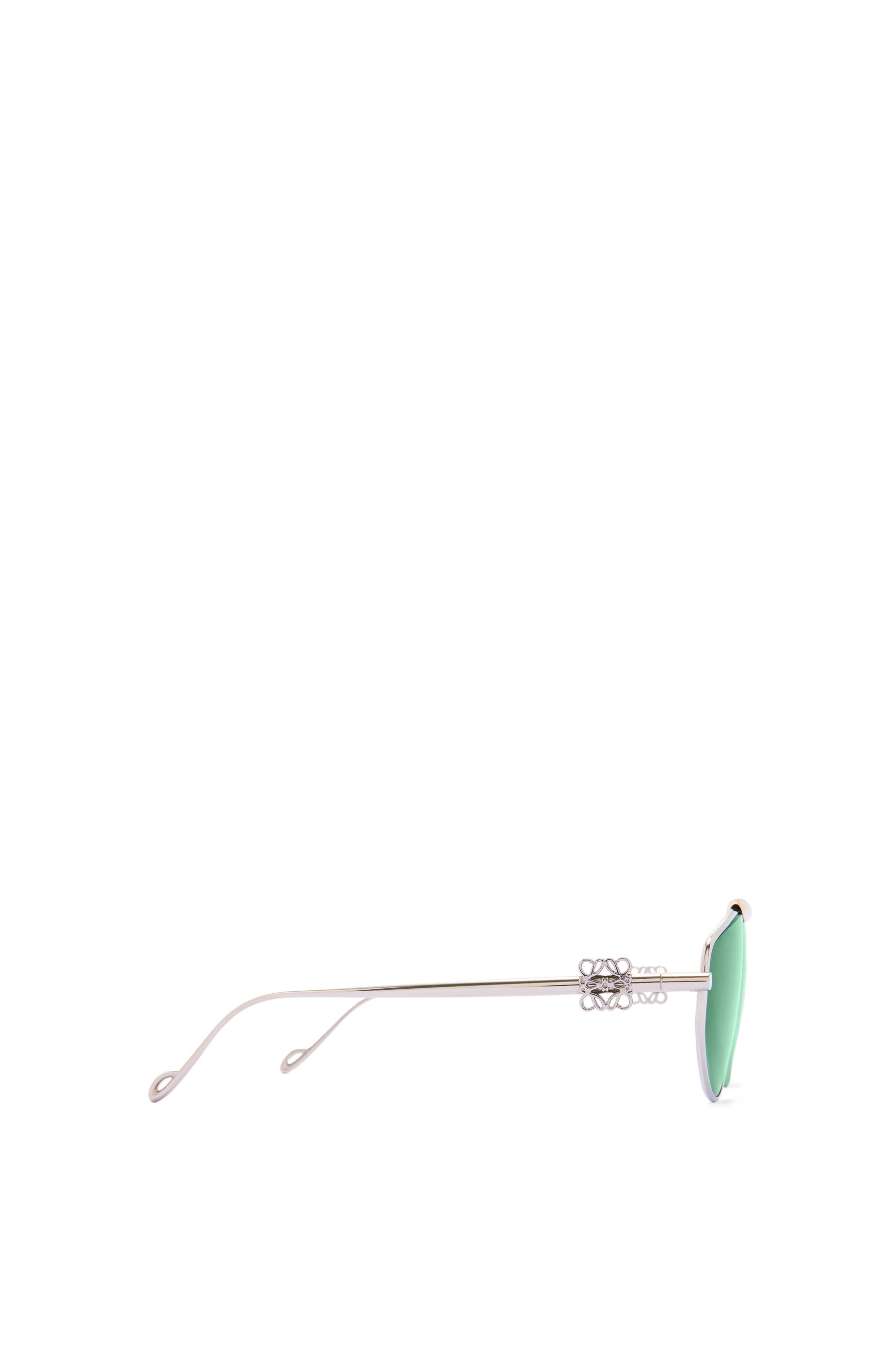 Loewe Spoiler new aviator sunglasses in metal | REVERSIBLE