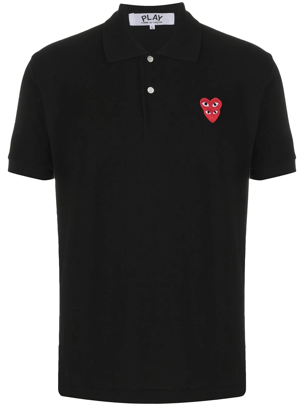 layered logo polo shirt - 1