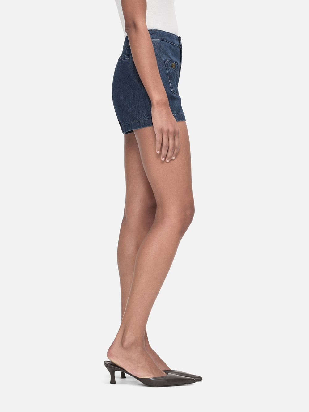 Patch Pocket Trouser Short in Cleopatra - 4