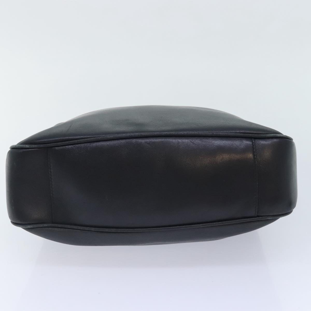 GUCCI Bamboo Hand Bag Leather Black Gold 001 1638 001 1638 - 7