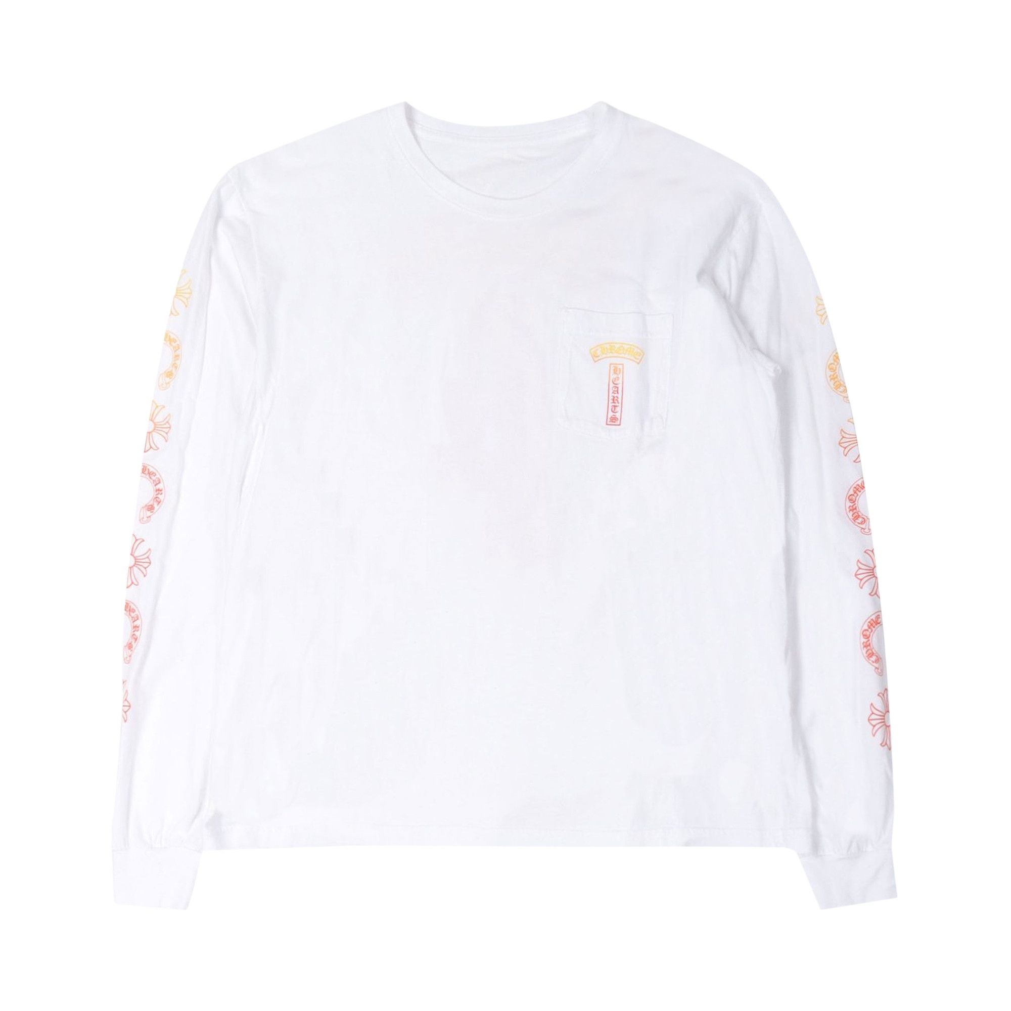 Chrome Hearts Gradient T-Bar Motif Pocket Long-Sleeve 'White' - 1