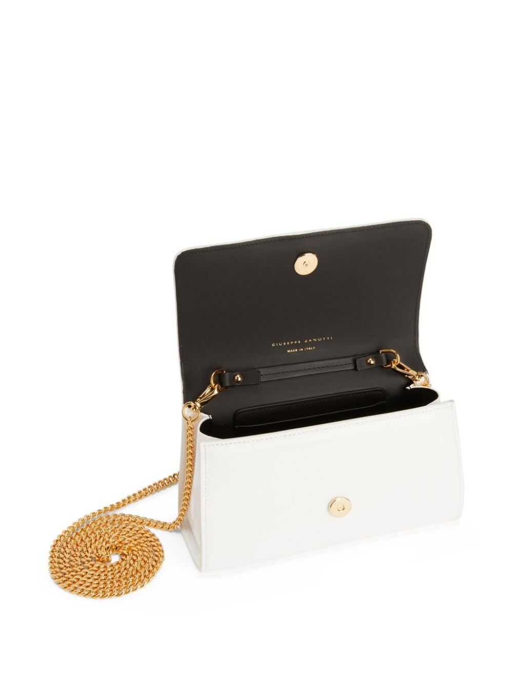 Cleopatra logo-plaque clutch bag - 5