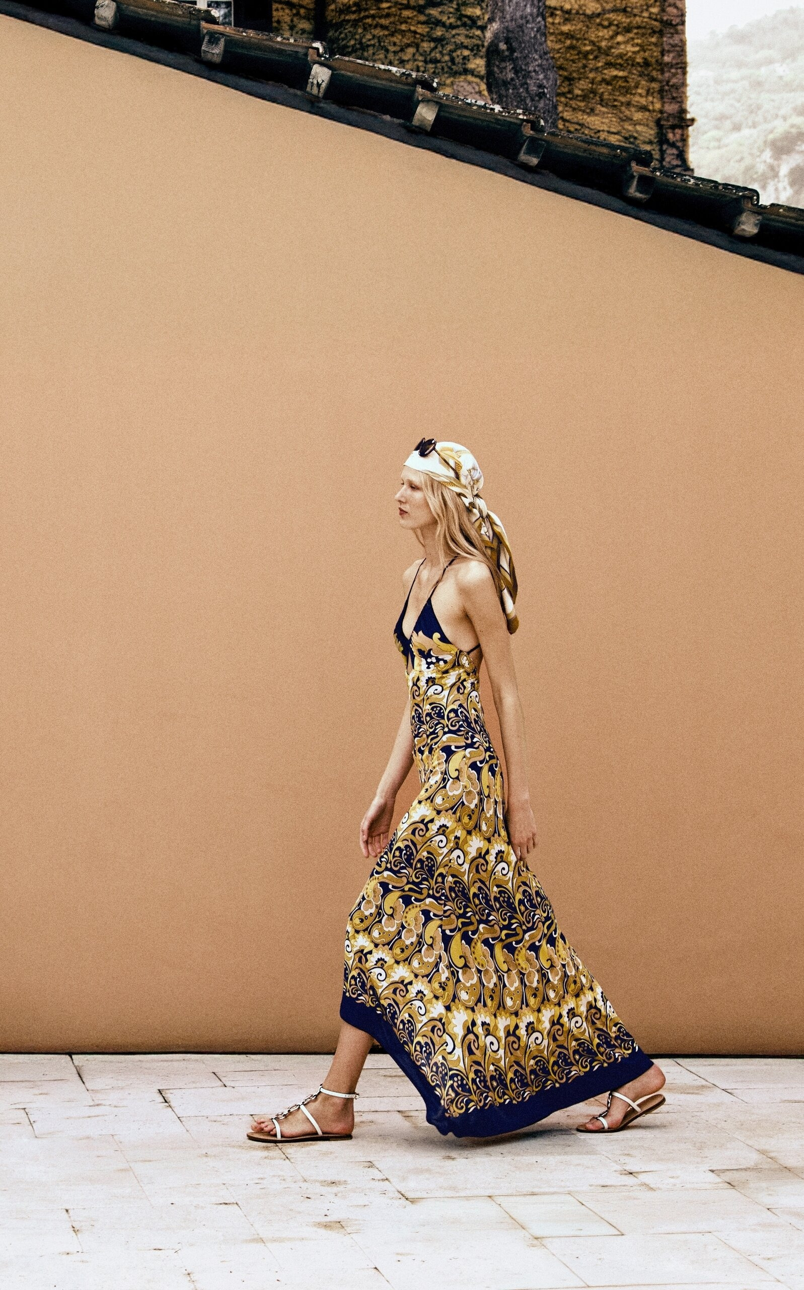 Exclusive Riviera Printed Jersey Dress print - 3