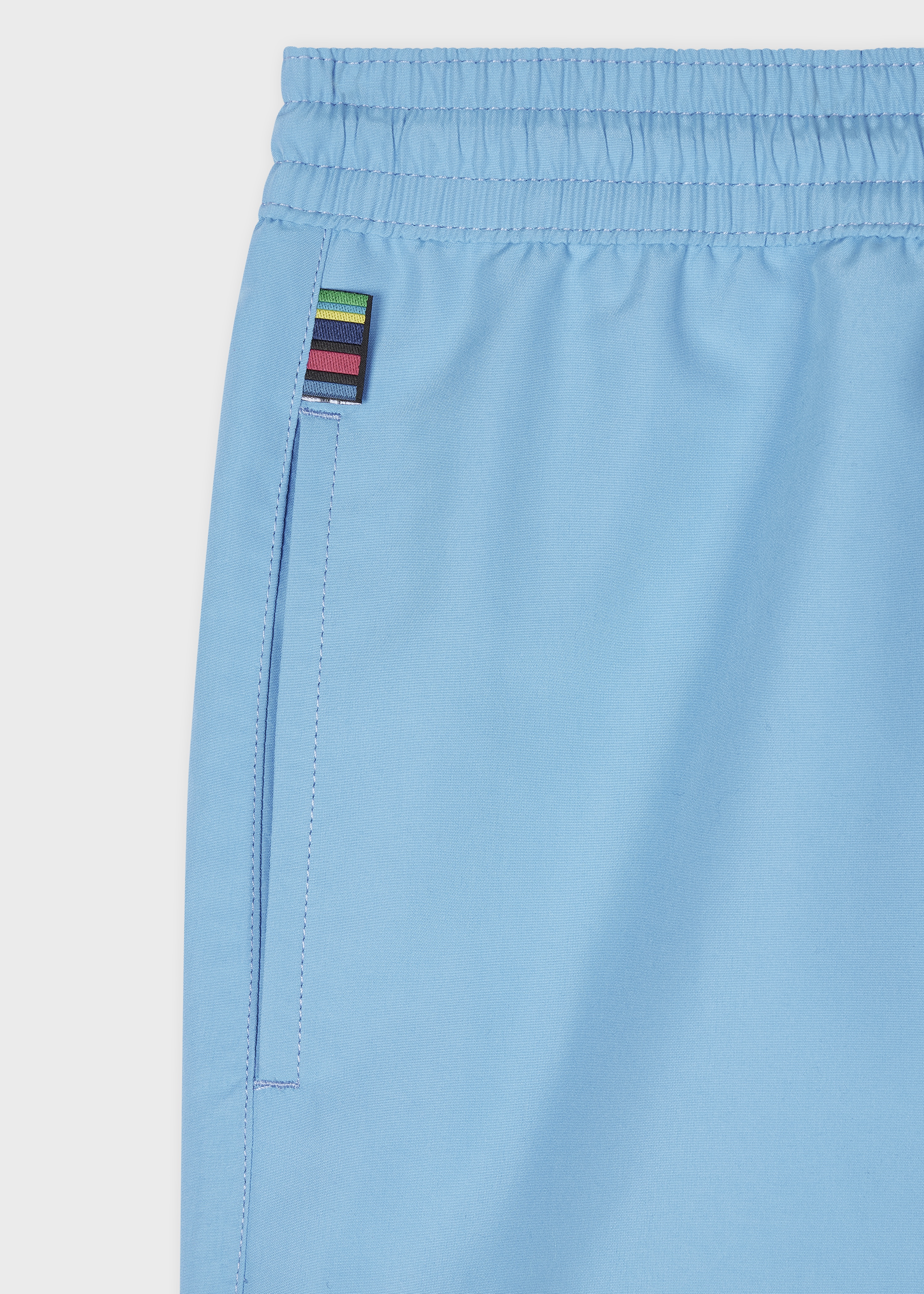 Bright Blue Zebra Logo Swim Shorts - 3