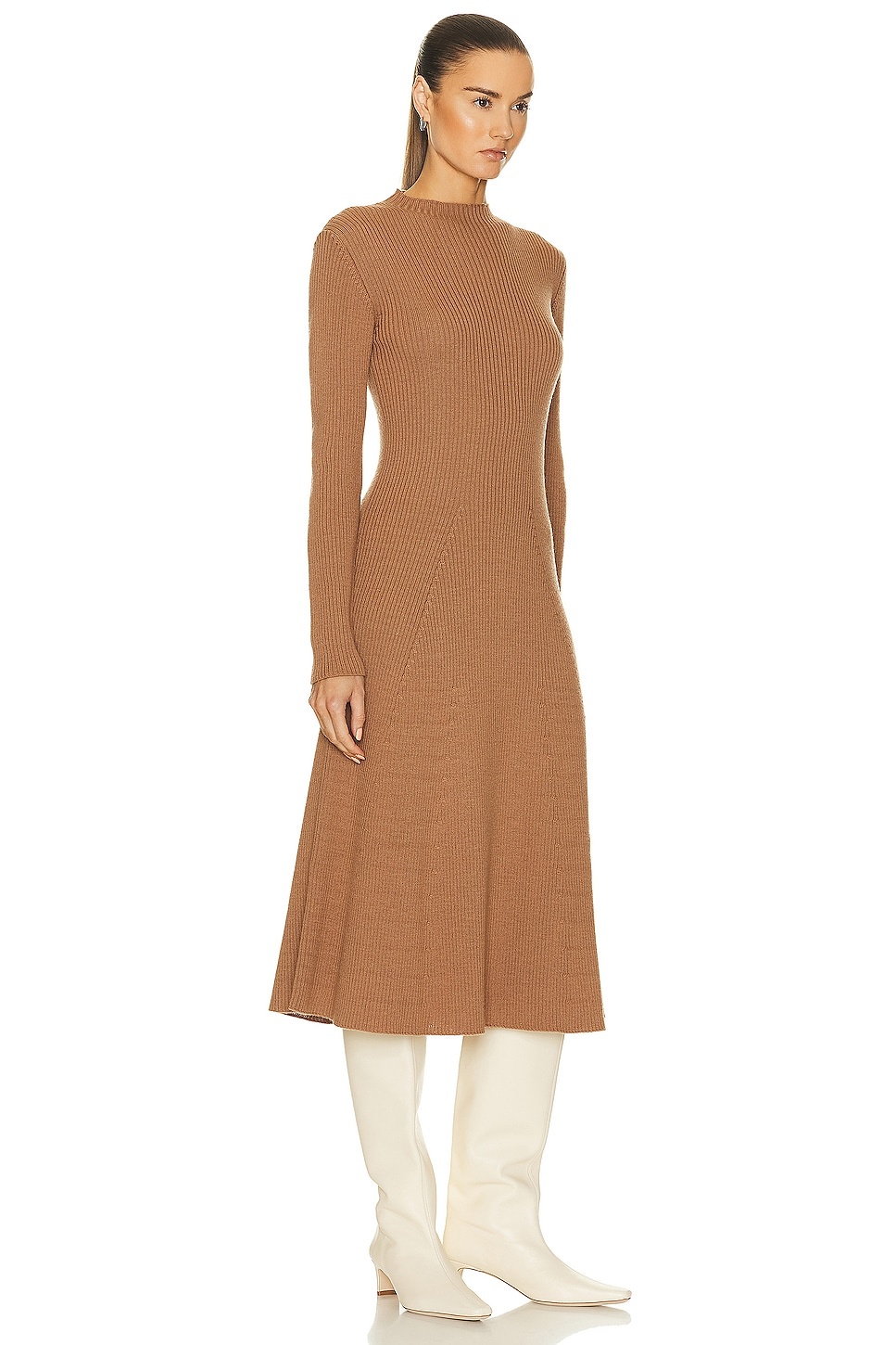 Long Sleeve Midi Dress - 2