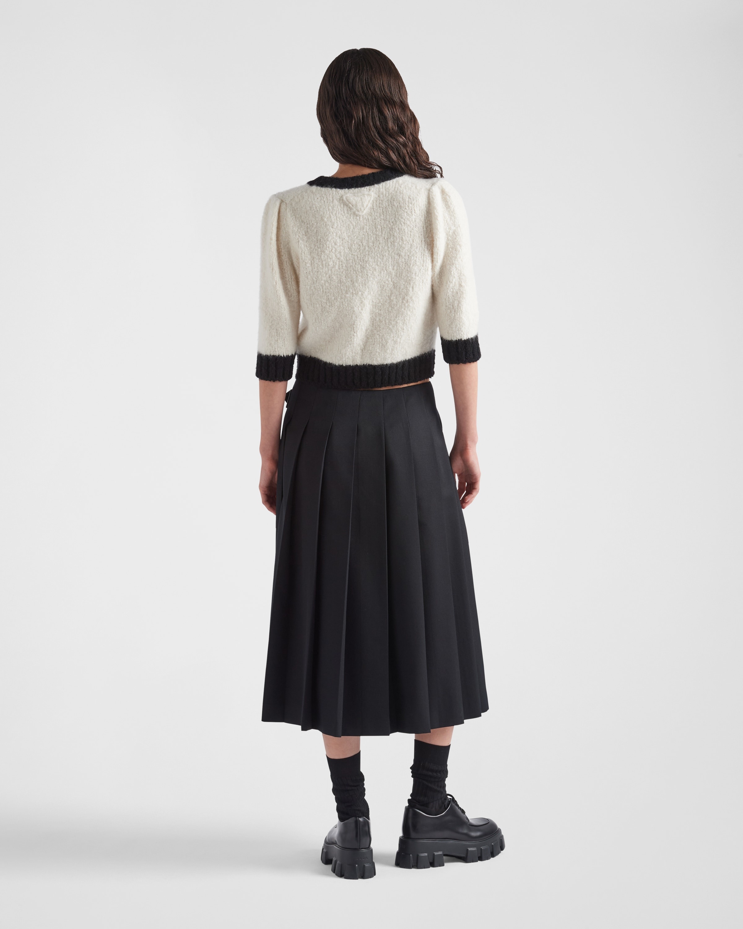 Cashmere and silk crew-neck sweater - 5