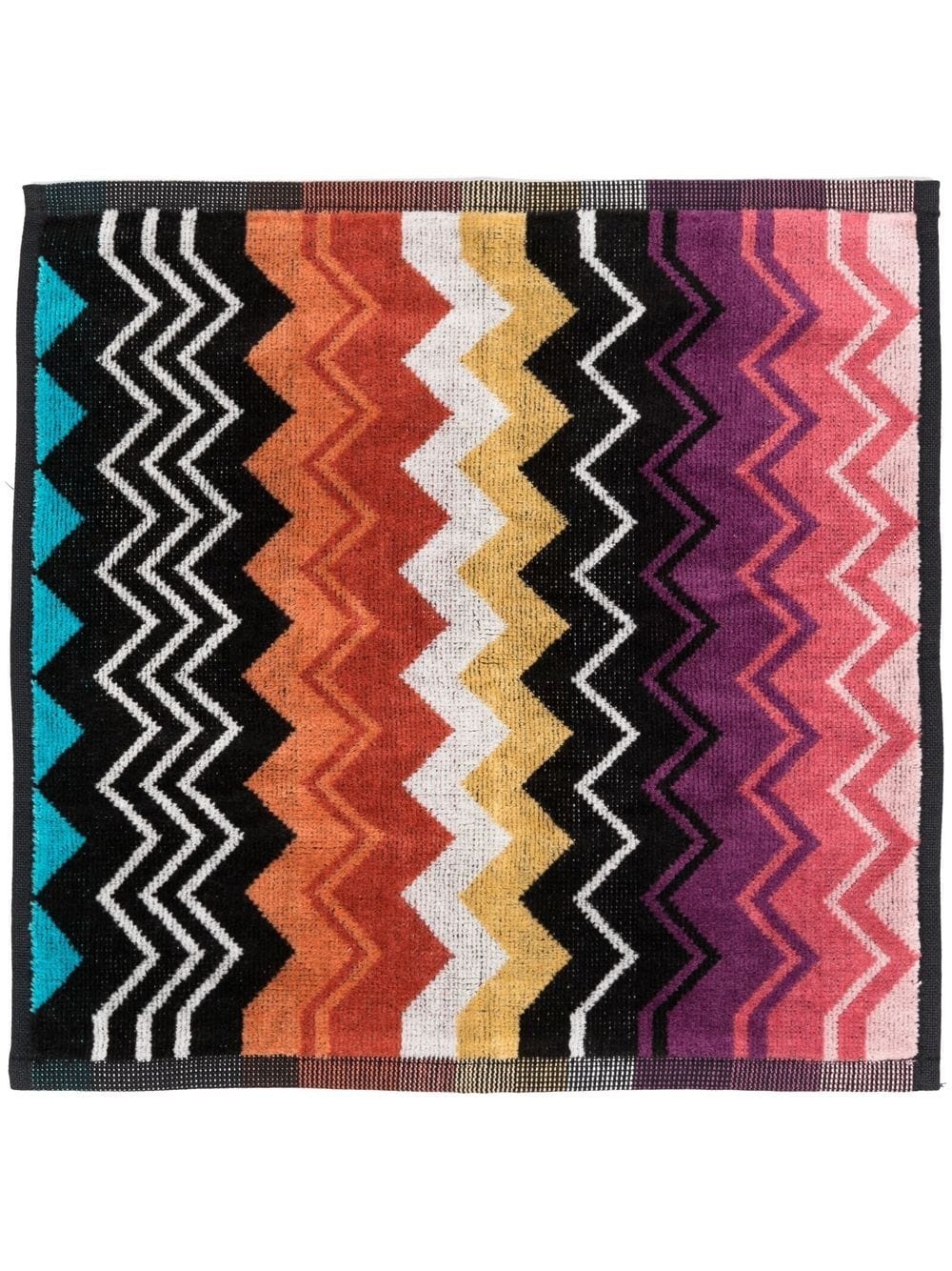 zig-zag print 6 pack towel set - 2