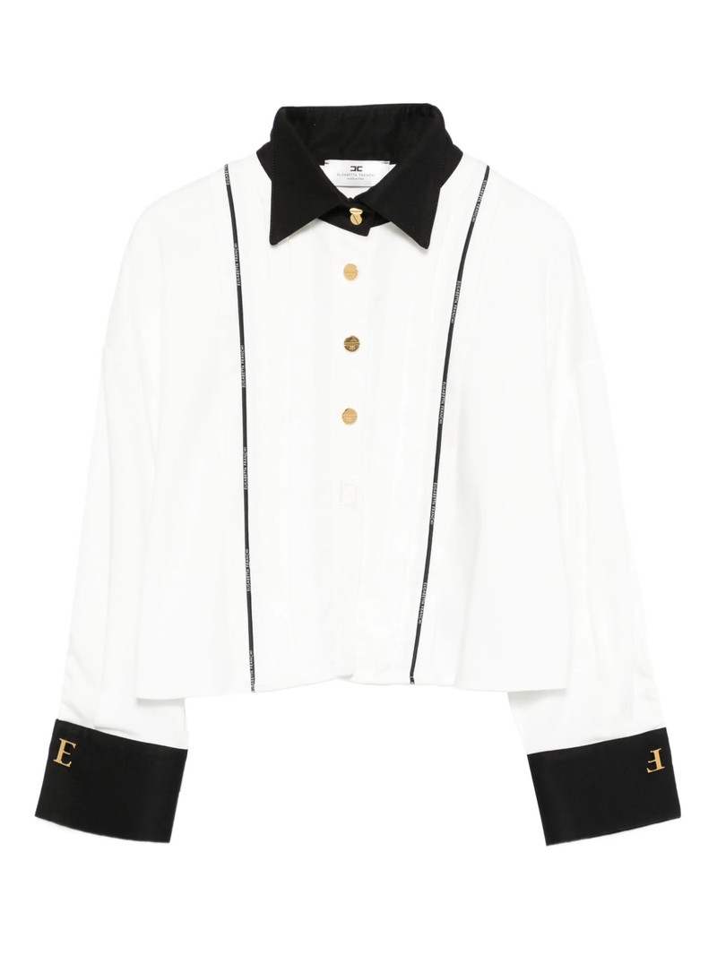 Elisabetta Franchi Pleated Shirt 1